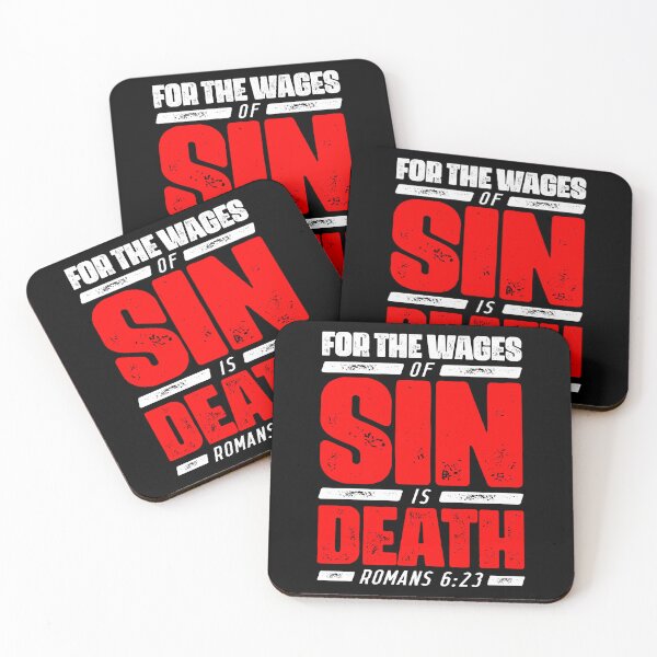 Item preview, Romans 6:23 For The Wages Of Sin Is Death designed and sold by plushism.