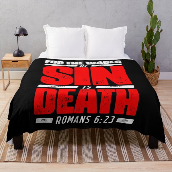 Item preview, Romans 6:23 For The Wages Of Sin Is Death designed and sold by plushism.