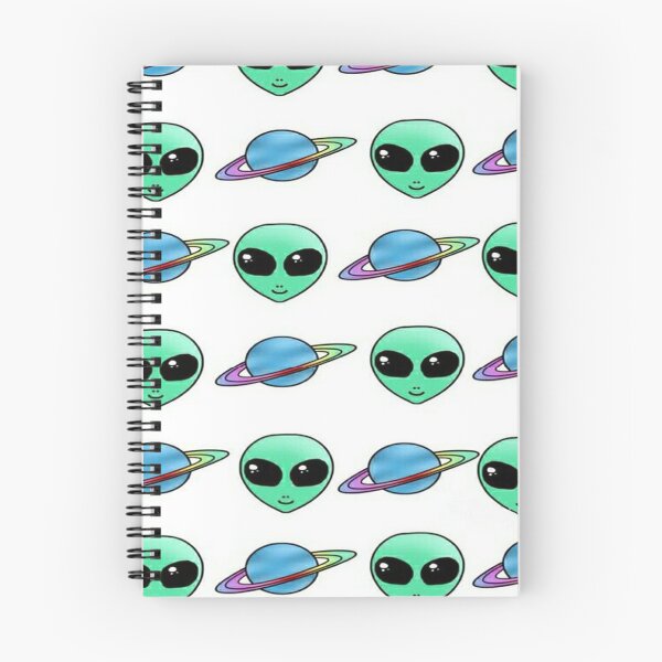 Item preview, aliens and planets pattern designed and sold by leen12 Art Designs Prints.
