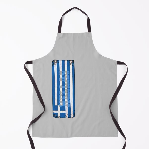 Item preview, GREECE Hellas Greek Flag Sticker T-Shirt 01 designed and sold by OuterShellUK.