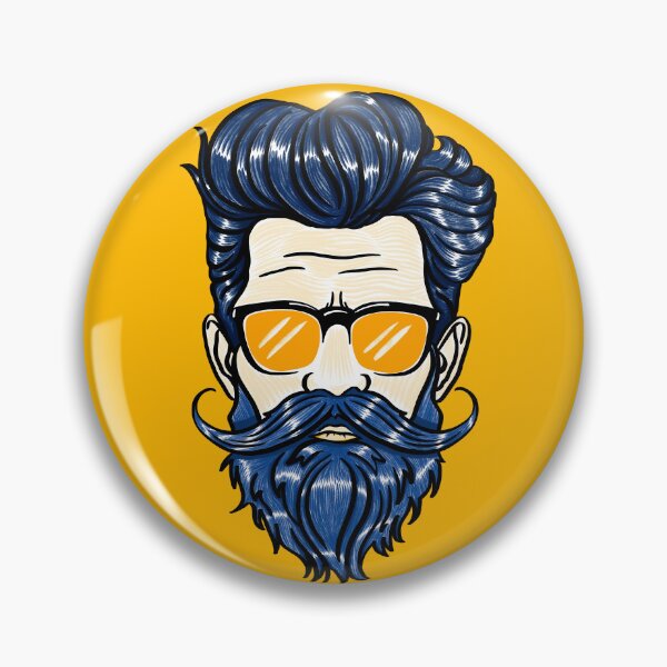 Item preview, Breaded man in gold glasses designed and sold by Maryart8.