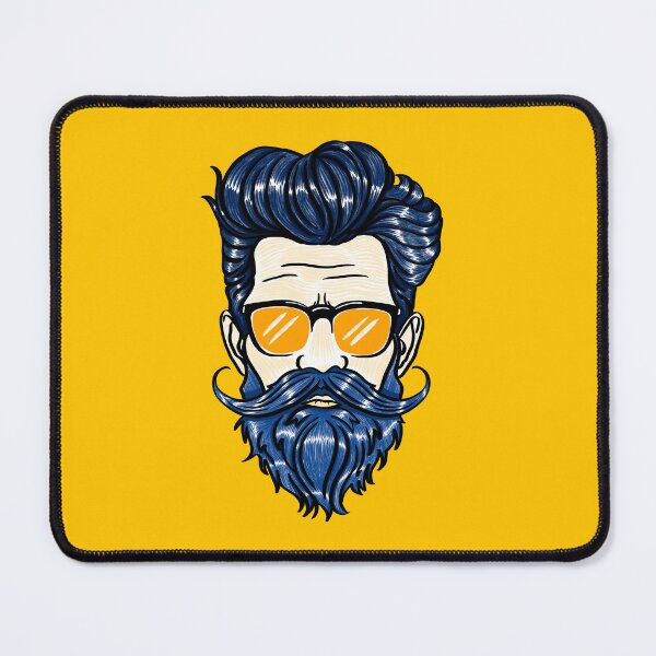 Item preview, Breaded man in gold glasses designed and sold by Maryart8.