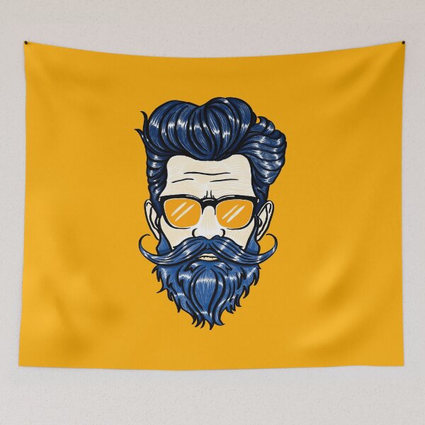 Item preview, Breaded man in gold glasses designed and sold by Maryart8.
