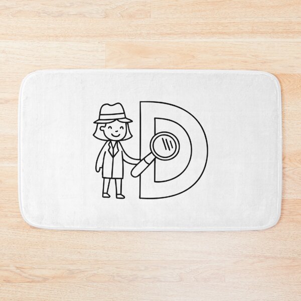 Item preview, A Detective beside letter D designed and sold by rasagamastore.