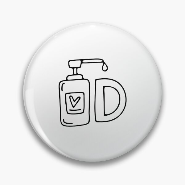 Item preview,  A Dispenser bottle beside letter D designed and sold by rasagamastore.