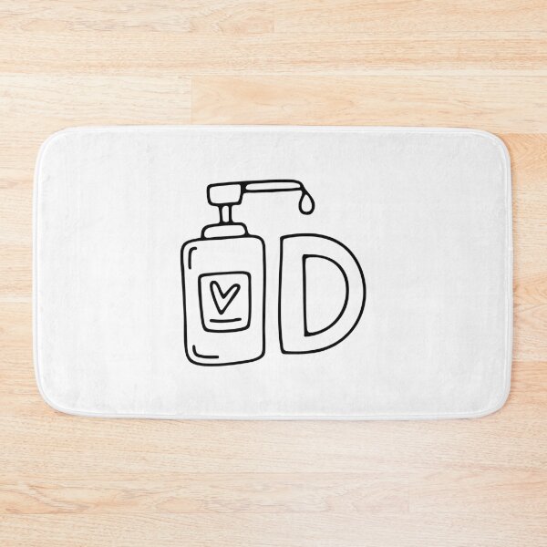 Item preview,  A Dispenser bottle beside letter D designed and sold by rasagamastore.