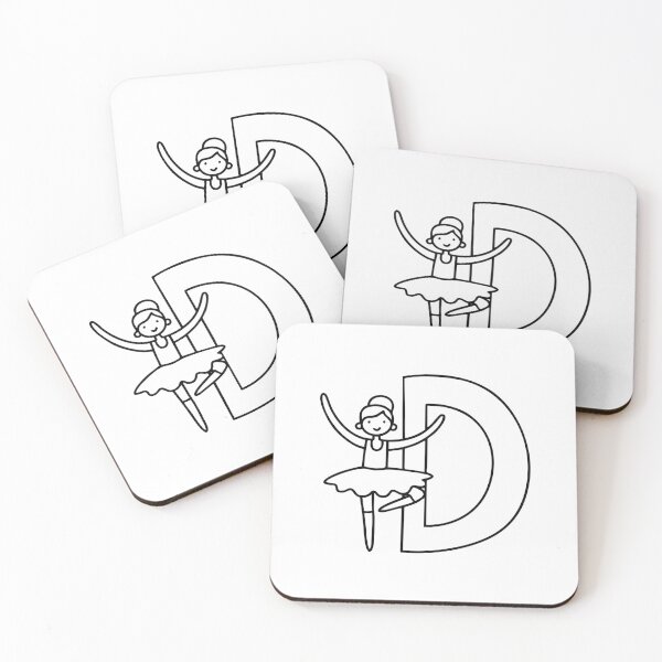 Item preview, A Dancer beside letter D designed and sold by rasagamastore.