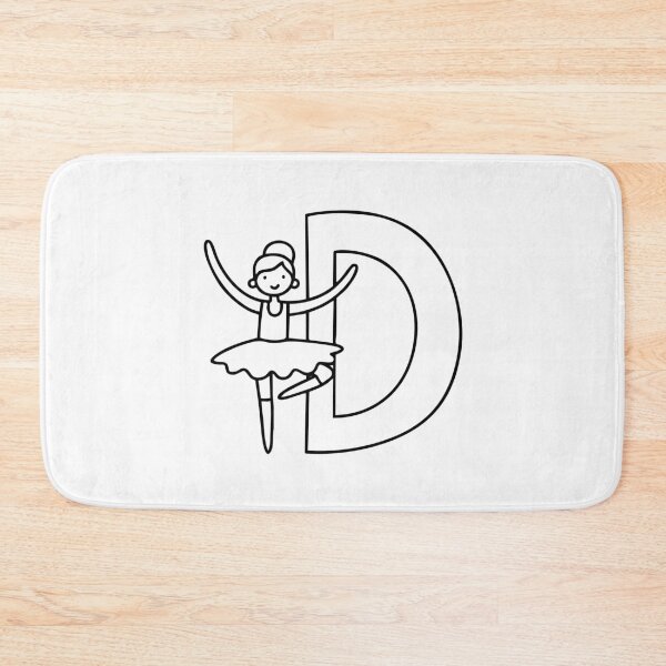 Item preview, A Dancer beside letter D designed and sold by rasagamastore.