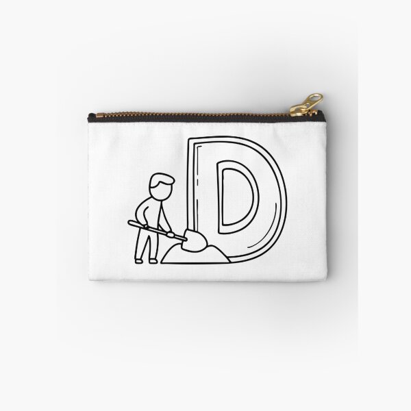 Item preview, A man digging beside letter D designed and sold by rasagamastore.