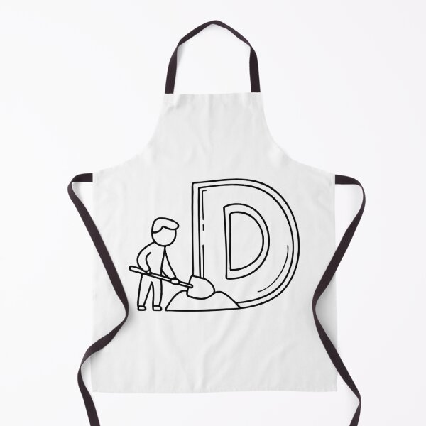 Item preview, A man digging beside letter D designed and sold by rasagamastore.