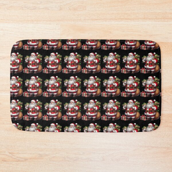 Item preview, American Santa Claus Holding Crocodile Aligator Present designed and sold by Artistoos.