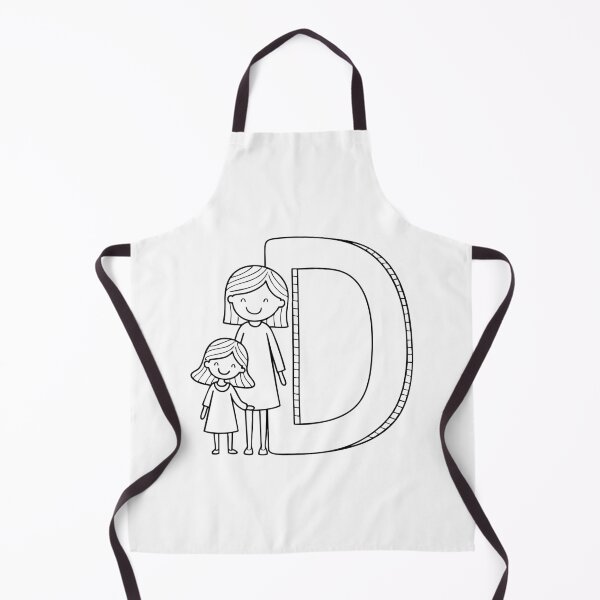Item preview, A mother and daughter beside letter D designed and sold by rasagamastore.