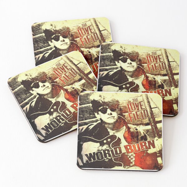 Item preview, The Love Field 'World Burn' Debut Single Sleeve designed and sold by AdventuresNoise.