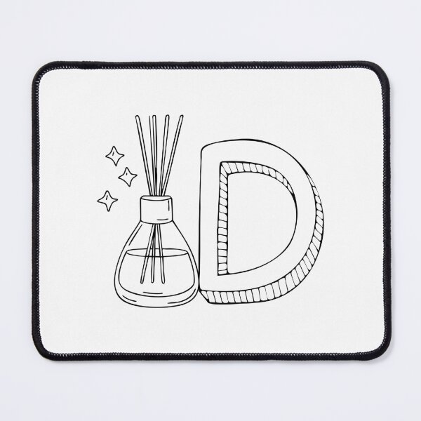 Item preview, A Diffuser with letter D beside designed and sold by rasagamastore.