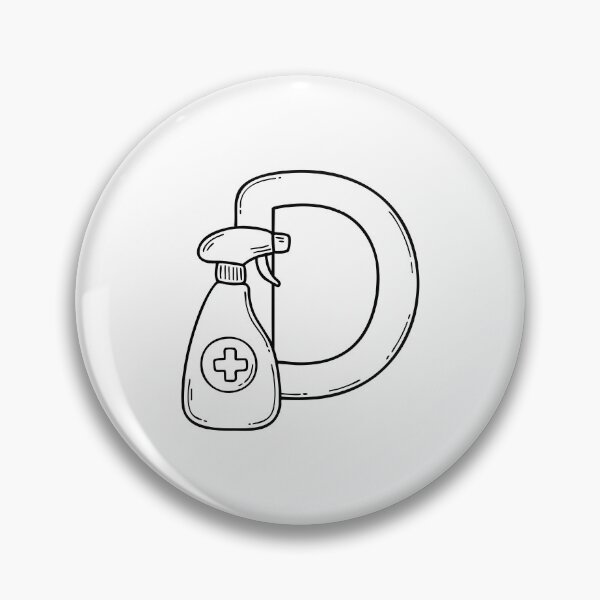 Item preview, Disinfectant Spray beside letter D designed and sold by rasagamastore.