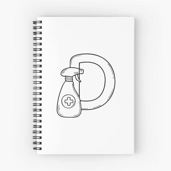Item preview, Disinfectant Spray beside letter D designed and sold by rasagamastore.