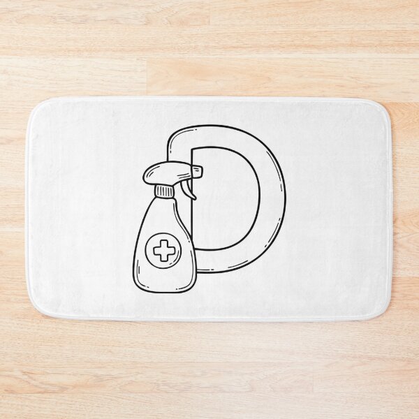 Item preview, Disinfectant Spray beside letter D designed and sold by rasagamastore.