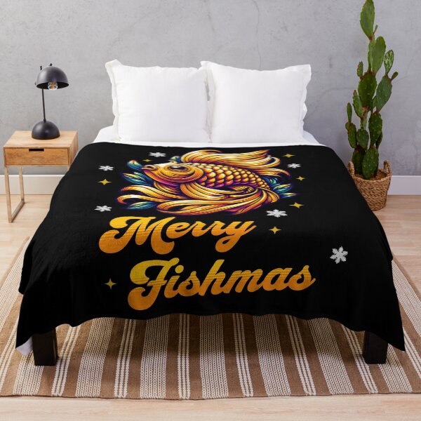 Item preview, Merry Fishmas Fishing Christmas designed and sold by DomTeesHaven.