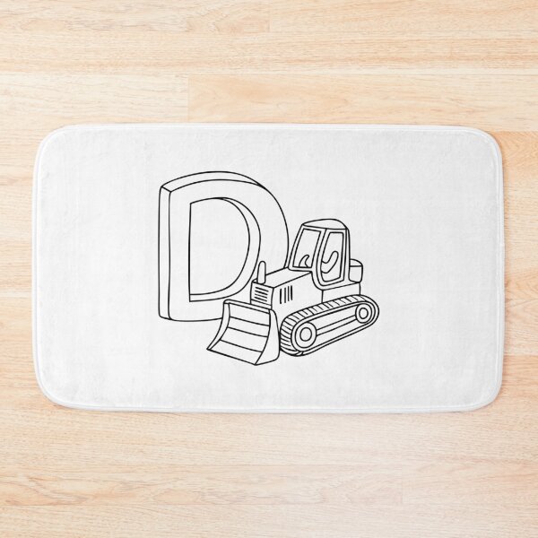 Item preview, Dozer with letter D beside designed and sold by rasagamastore.