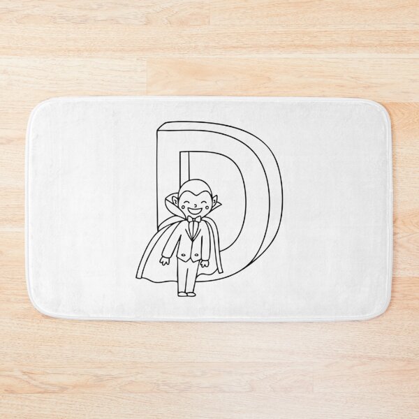 Item preview, Dracula beside letter D designed and sold by rasagamastore.