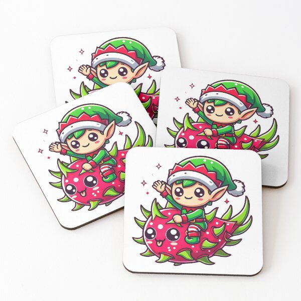 Item preview, Elf on a Dragonfruit Monster designed and sold by lubushop1.
