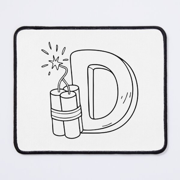 Item preview, Dynamite beside letter D designed and sold by rasagamastore.
