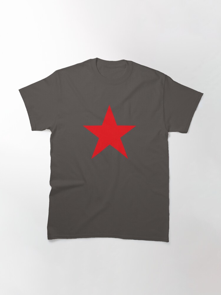 Thumbnail 3 of 7, Classic T-Shirt, Red Star designed and sold by Taipanic.