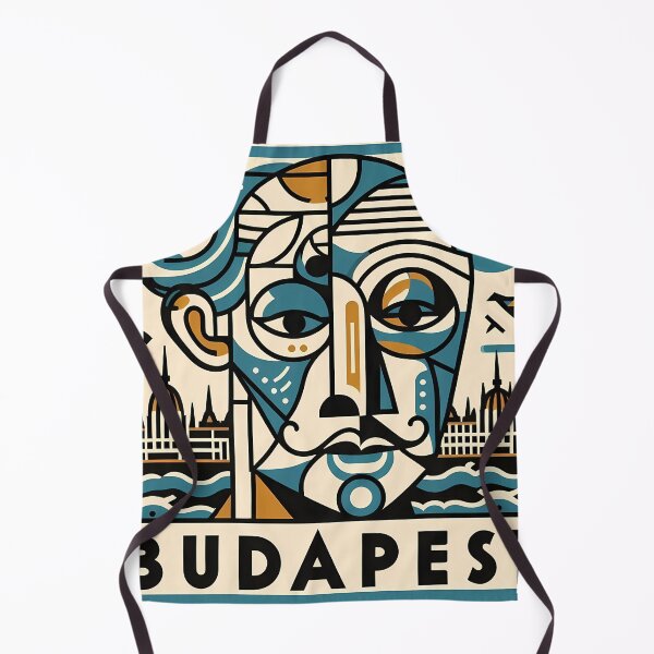 Item preview, Budapest, Hungary – Minimalist Cubic Art Design designed and sold by OzzFrequency.
