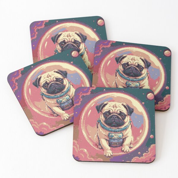 Item preview, Pixel Cosmic Pug Explorer designed and sold by NaturePixel.