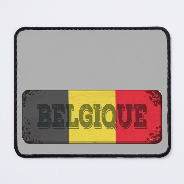 Item preview, BELGIUM Belgique Belgian Flag Shield Sticker T-Shirt 02 designed and sold by OuterShellUK.