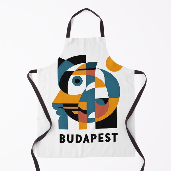 Item preview, Budapest, Hungary – Minimalist Cubic Art Design designed and sold by OzzFrequency.
