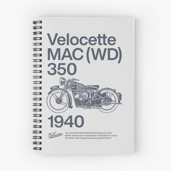 Item preview, Velocette MAC (WD) 350 - Helvetica  designed and sold by IronFlyers.