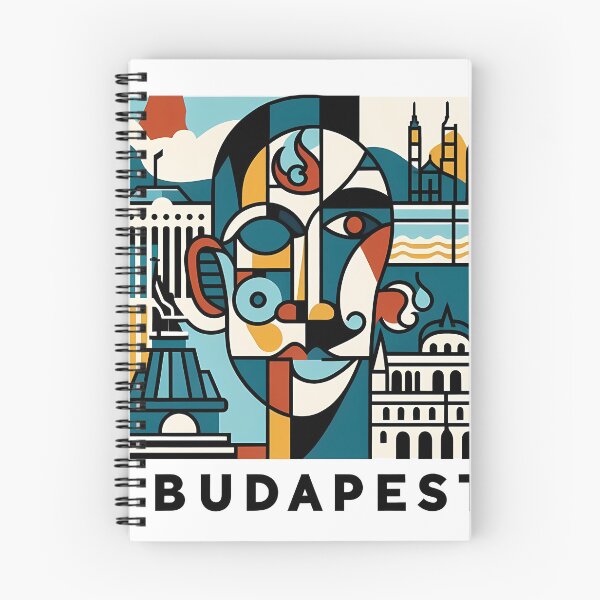 Item preview, Budapest, Hungary – Minimalist Cubic Art Design designed and sold by OzzFrequency.