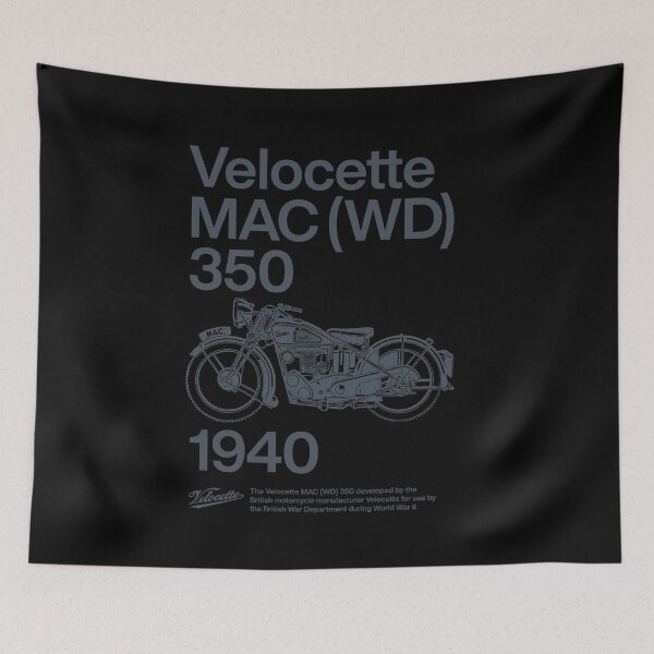 Item preview, Velocette MAC (WD) 350 - Helvetica  designed and sold by IronFlyers.