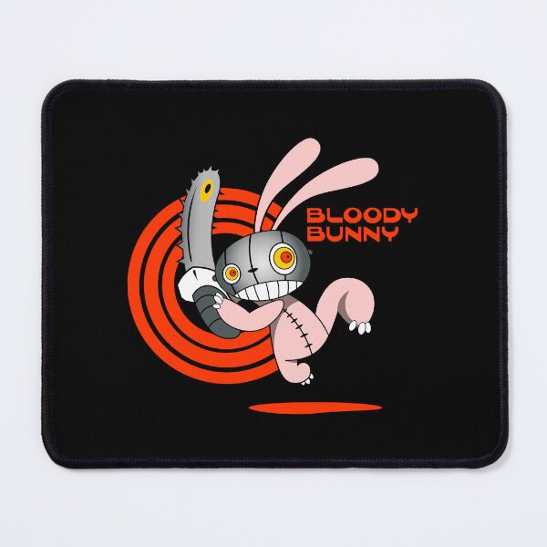 Item preview, Bloody Bunny with Chainsaw – Cute and Crazy Design for Horror Fans designed and sold by MAN FROM MARS.