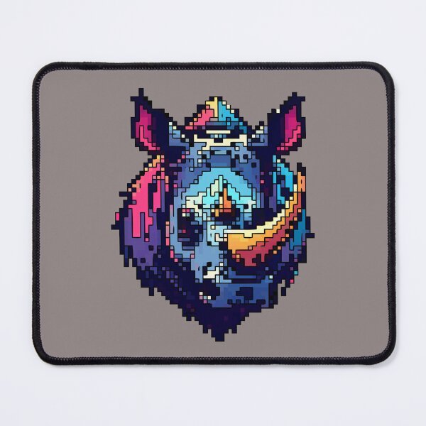 Item preview, Pixel Mighty Rhino designed and sold by NaturePixel.