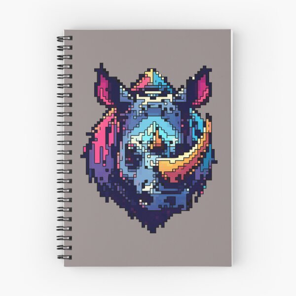 Item preview, Pixel Mighty Rhino designed and sold by NaturePixel.