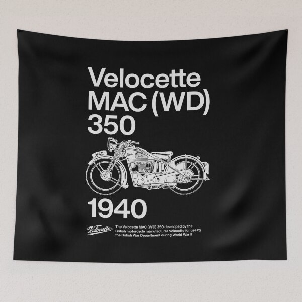 Item preview, Velocette MAC (WD) 350c.c. 1940 WW2  - Helvetica  designed and sold by IronFlyers.