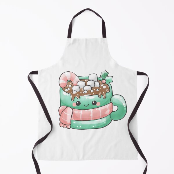 Item preview, Cute Christmas Hot Chocolate with Marshmallow Drink designed and sold by ArtOfPunii.