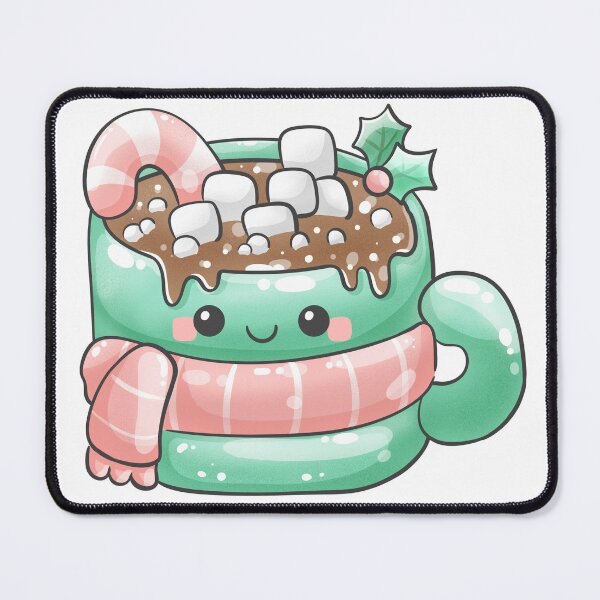 Item preview, Cute Christmas Hot Chocolate with Marshmallow Drink designed and sold by ArtOfPunii.