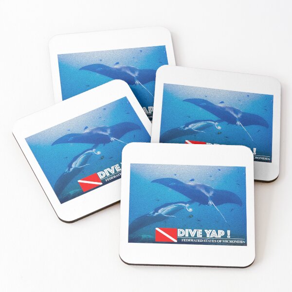 Item preview, Manta rays dancing on the coral reef stage designed and sold by tank200bar.