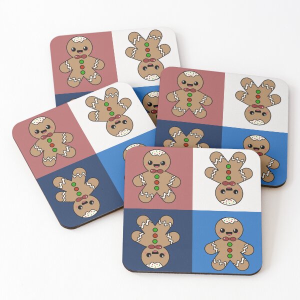 Item preview, Kawaii Gingerbread Man Pattern designed and sold by sasyall.