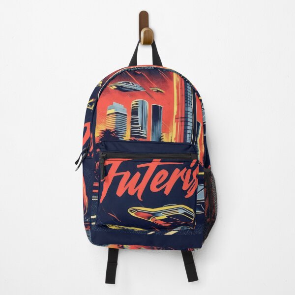 Item preview, Futuristic Cityscape Illustration With Vibrant Color Palette designed and sold by estampavibe.