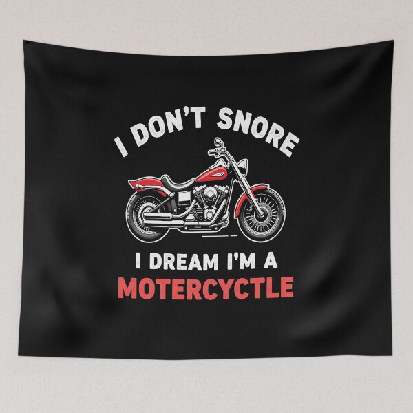 Item preview,  Funny I Dont Snore I Dream Im A Motorcycle Snoring Biker designed and sold by Almasrigroup.