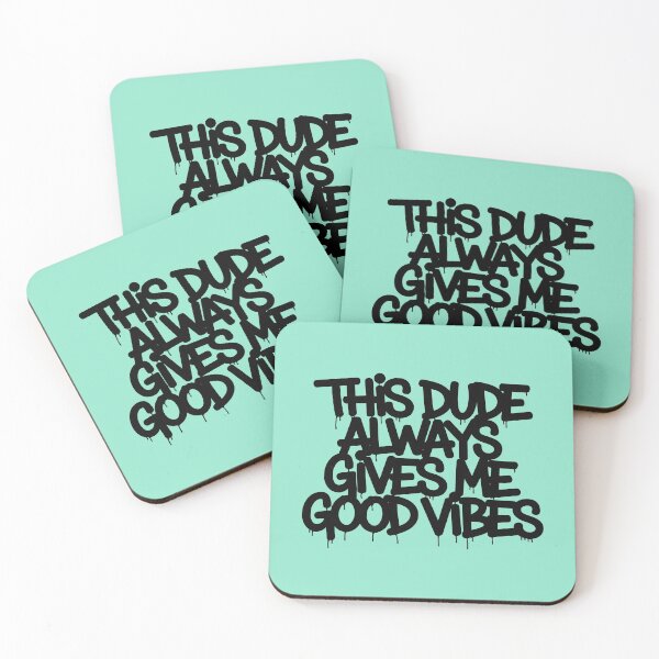 Item preview, Good Vibes Dude BW designed and sold by NEOCHRONOS.