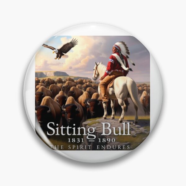 Item preview, Sitting Bull 1831-1890 "The Spirit Endures"  designed and sold by SJZDesign.
