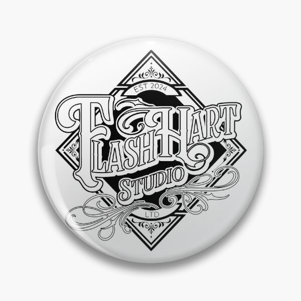 Item preview, Flash Hart Tattoo Studio Logo designed and sold by katbentley.