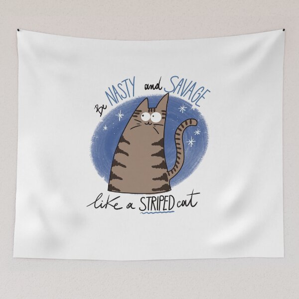 Item preview, Striped cat mood designed and sold by robyna75.