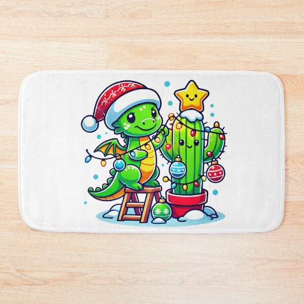 Item preview, Festive Dragon Decorating a Cactus designed and sold by lubushop1.