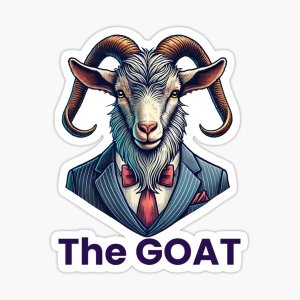 Item preview, Majestic GOAT Illustration - Symbol of Greatness designed and sold by PedjaSopalo.